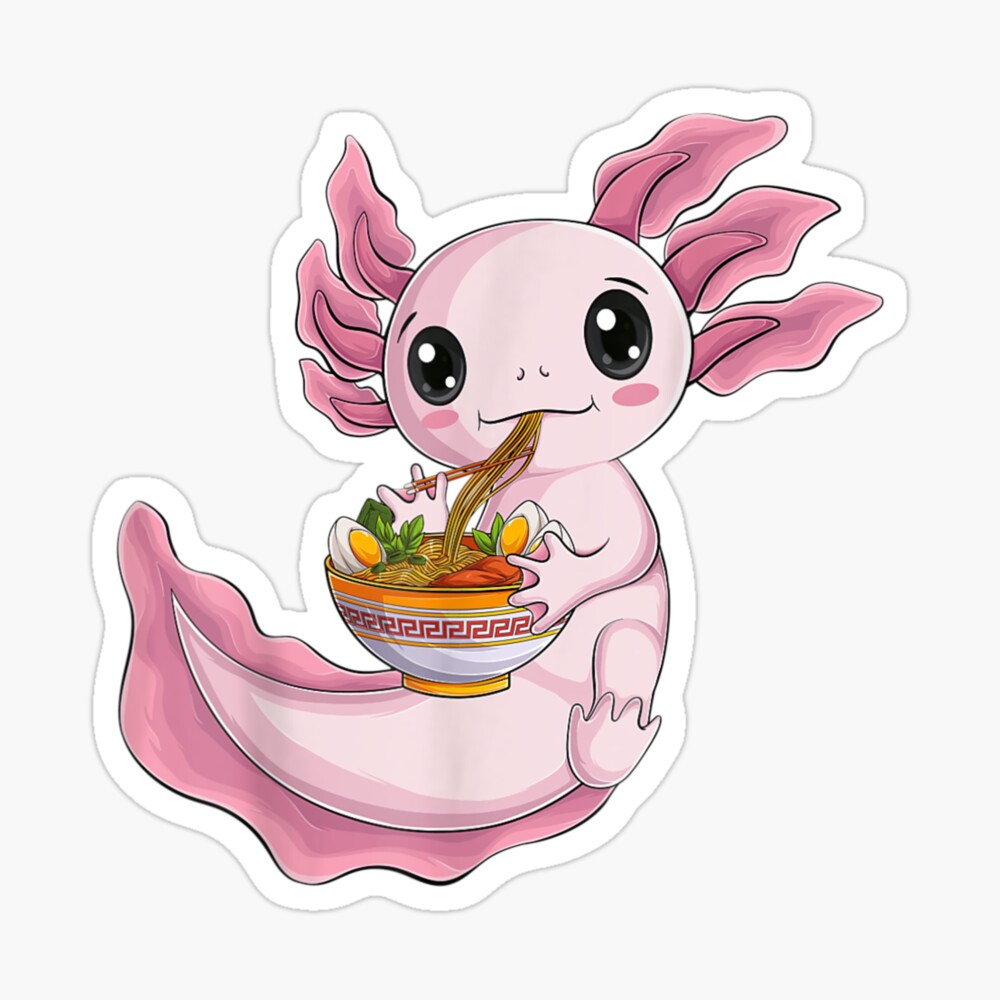 Cute Three Myth Axolotl Anime Kawaii Pastel Goth T Shirt Top Tee Unisex  1281 | eBay