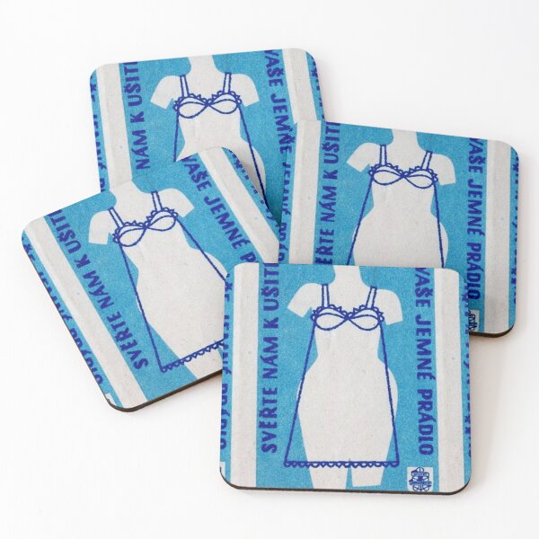 Item preview, Vintage Dress in Blue Matchbox Cover designed and sold by Peace,Love & Art.