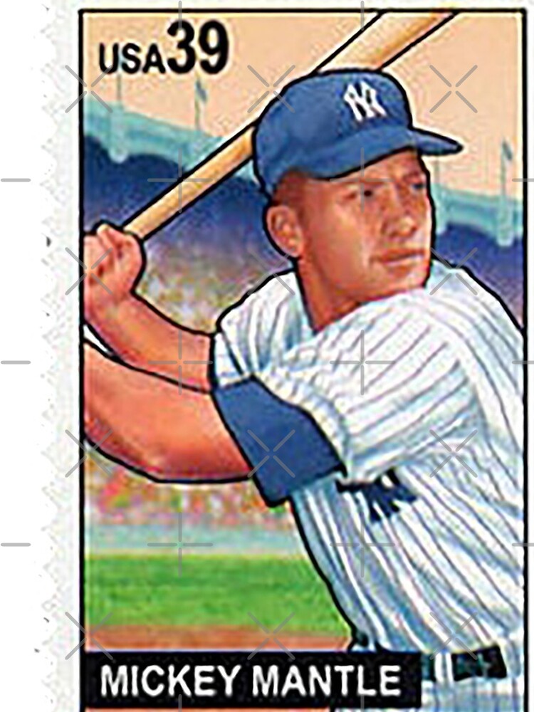 Mickey Mantle Postage Stamp, 39 Cents US Postage Stamp, Baseball Postage Stamp, Mickey Mantle Essential T-Shirt | Redbubble