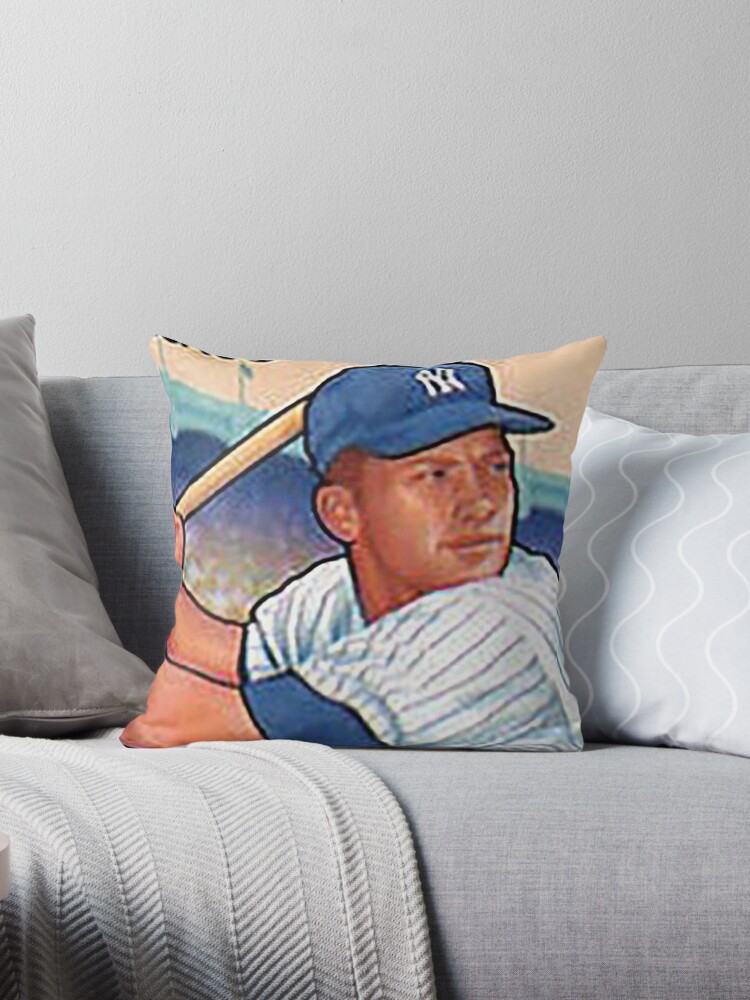 Download Mickey Mantle Throwing Cap Wallpaper