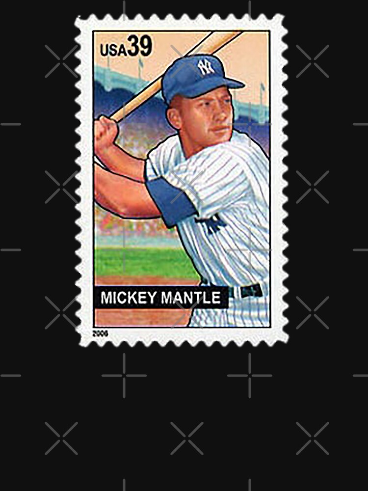 Vintage NY Yankees Mickey Mantle 7 Navy T-shirt 