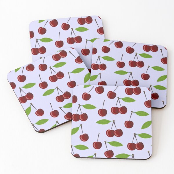 Item preview, Red Juicy Cherries. Mixed Cherries and Leaves designed and sold by silviaol.