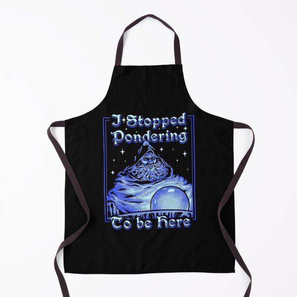 Item preview, I Stopped Pondering To Be Here | Orb Ponderer - Pondering Orb Wizard with Magic Ball Magician Game Gaming Quote Saying MEME designed and sold by Any Color Designs.
