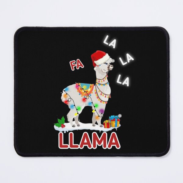 Item preview, Fa La La La Llama Christmas lights snowflakes designed and sold by StoreRahhal.