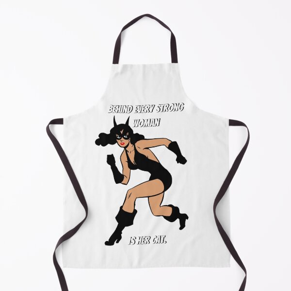 Item preview, Behind Every Strong Woman Is Her Cat. White designed and sold by Rainbows Rock.