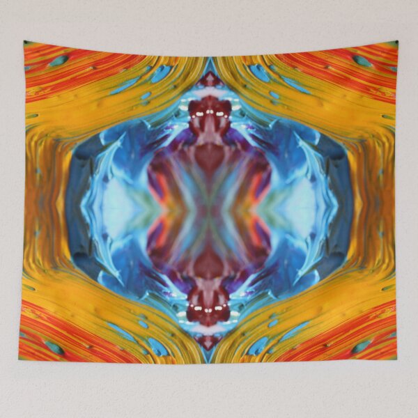 Item preview, Colorful Acrylic Oval Pattern  designed and sold by Designs By YL.