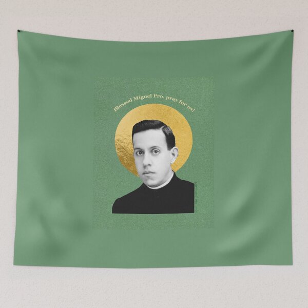 Item preview, Bl. Miguel Pro Holy Card Design designed and sold by emma-pano.