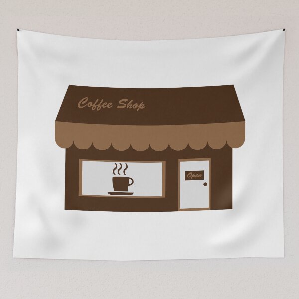 Item preview, Coffee Shop is Open. Cup of Coffee for Coffee Lovers designed and sold by silviaol.