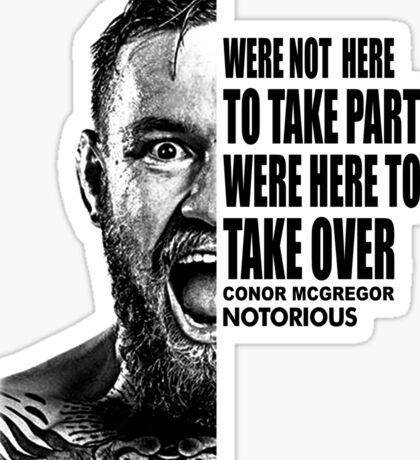 Conor Mcgregor Tattoo: Stickers | Redbubble