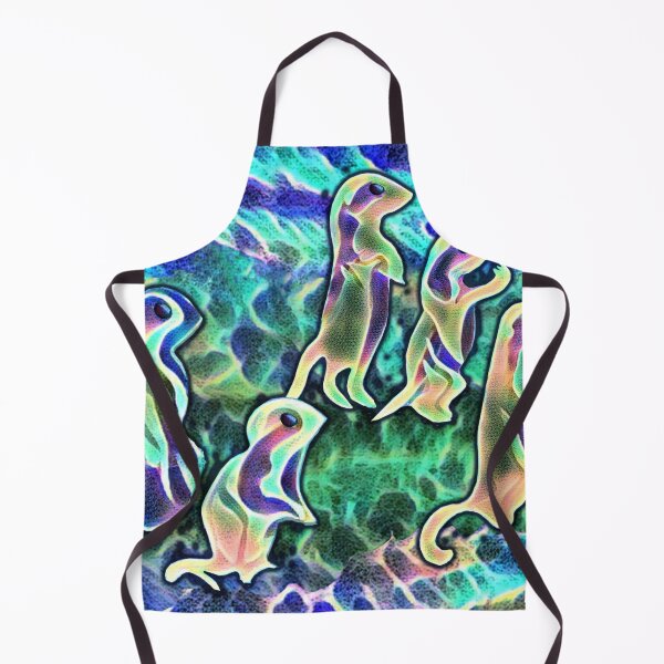 Item preview, meerkats, neon desert, , martians, multicolored, animals, funny designed and sold by Maria Mihailova.