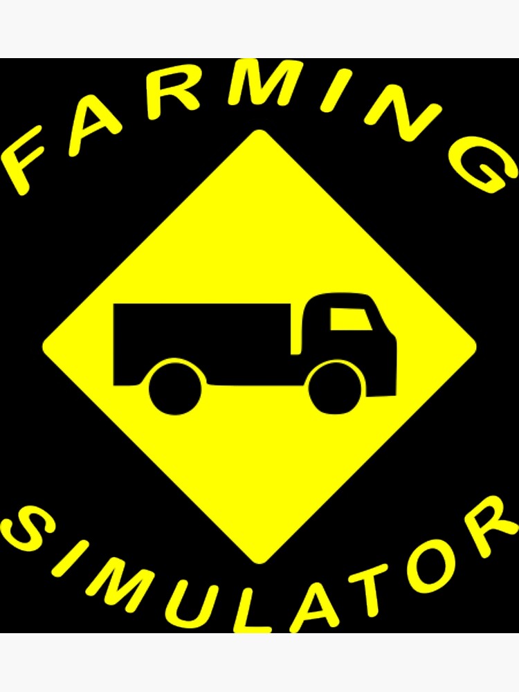 "Farming Simulator" Poster by MayerEliezer | Redbubble