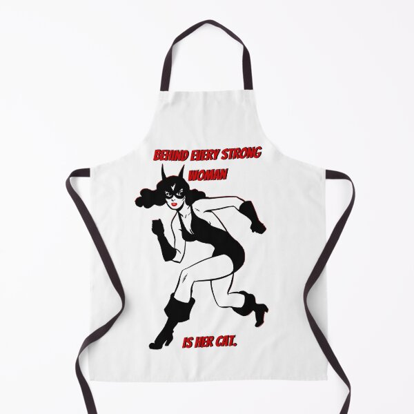 Item preview, Behind Every Strong Woman Is Her Cat. White designed and sold by Rainbows Rock.