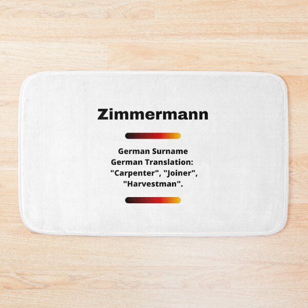 Item preview, Zimmermann Family Surname Meaning designed and sold by teewearstyle.