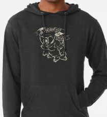 Bärtierchen Tough Monochrome Light auf Dark Version Leichter Hoodie