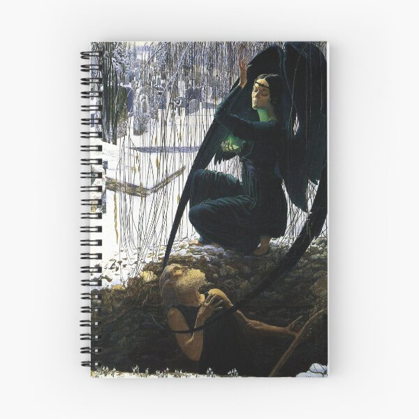 Item preview, The Death of the Grave Digger, by Carlos Schwabe designed and sold by ForgottenGarden.