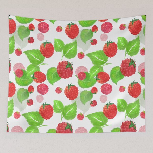 Item preview, Watercolor Berries Seamless Pattern. Red Raspberries Mixed Fruit Berry Abstract  designed and sold by silviaol.