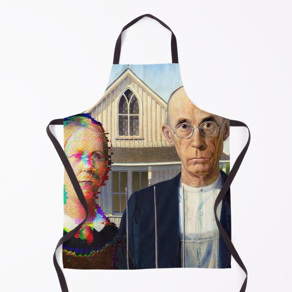 Item preview, American Gothic Wavelength Glitch  designed and sold by KristaZed.