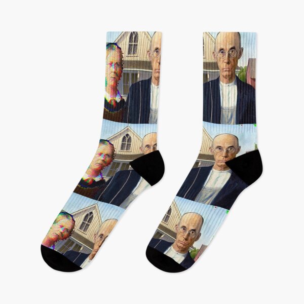 Item preview, American Gothic Wavelength Glitch  designed and sold by KristaZed.