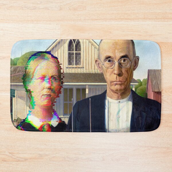 Item preview, American Gothic Wavelength Glitch  designed and sold by KristaZed.