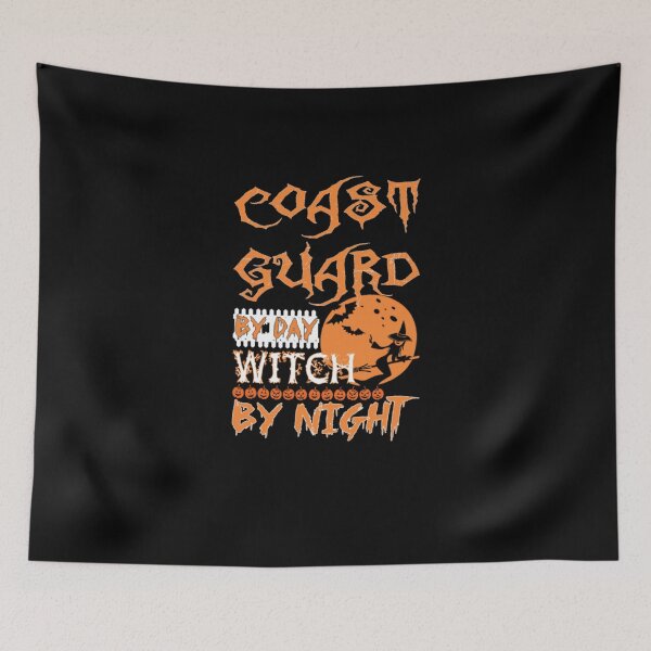 Item preview, Coast Guard By Day Witch By Night Halloween  designed and sold by aryagiri.