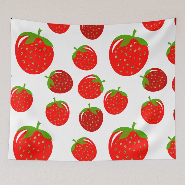 Item preview, Large Red Strawberries Seamless Pattern designed and sold by silviaol.