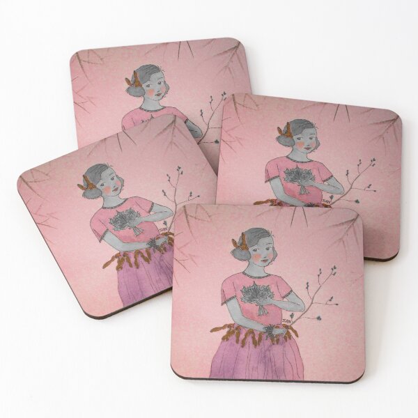 Item preview, The Maple Girl Watercolor In Red designed and sold by TurnipWilson.