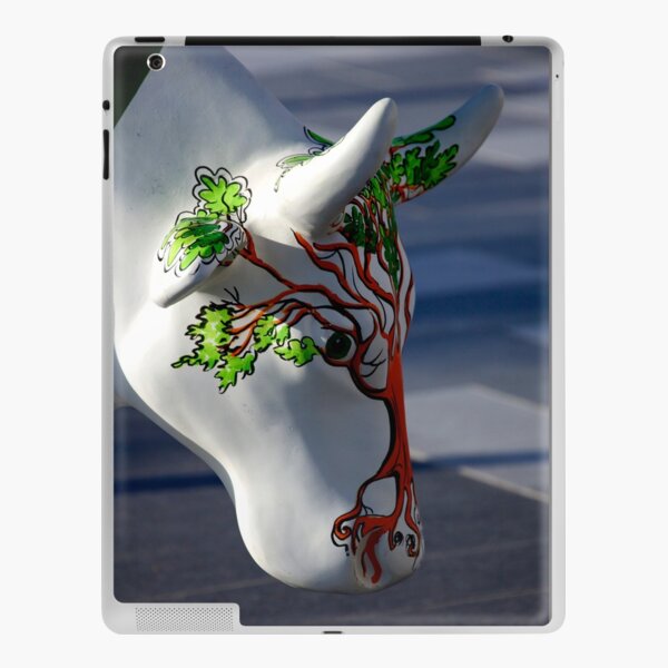 Cow with tree, Ebrington, Derry iPad Skin