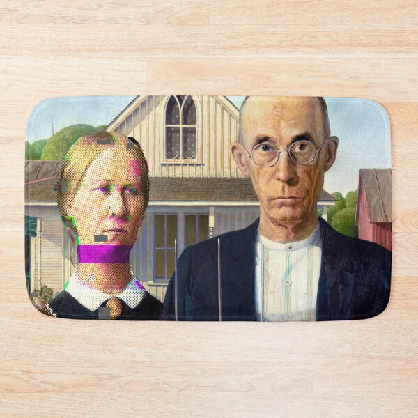 Item preview, American Gothic Pixel Glitch  designed and sold by KristaZed.