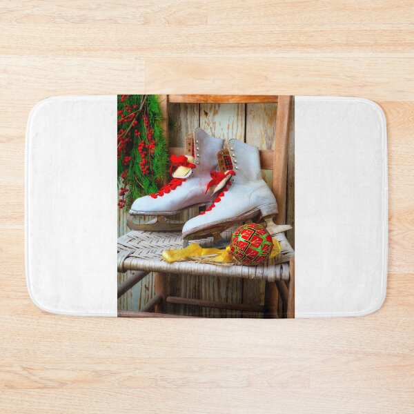 Item preview, Old Ice Skates On Wooden Chair designed and sold by Garry Gay.
