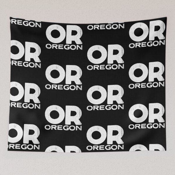 Item preview, OR Oregon Vintage State Typography designed and sold by Creatively Torn.