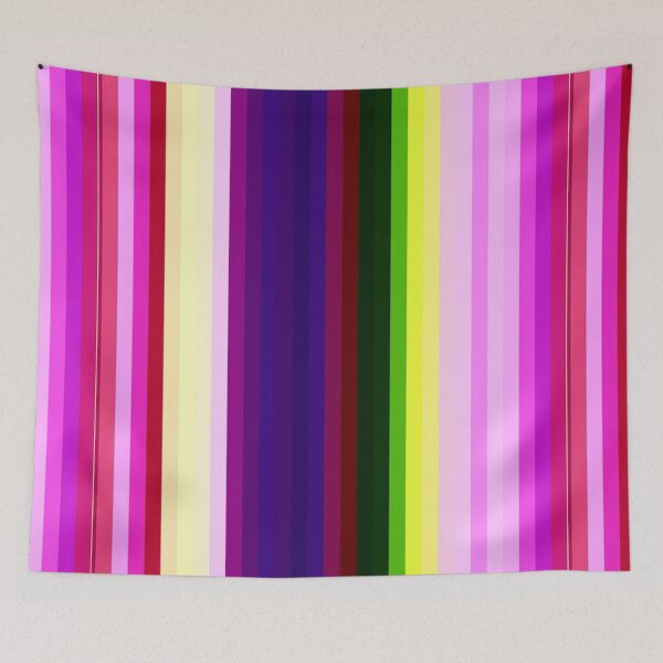 Item preview, Mixed Multicolor Stripes Pattern. Abstract Long Vibrant Colorful Stripes designed and sold by silviaol.