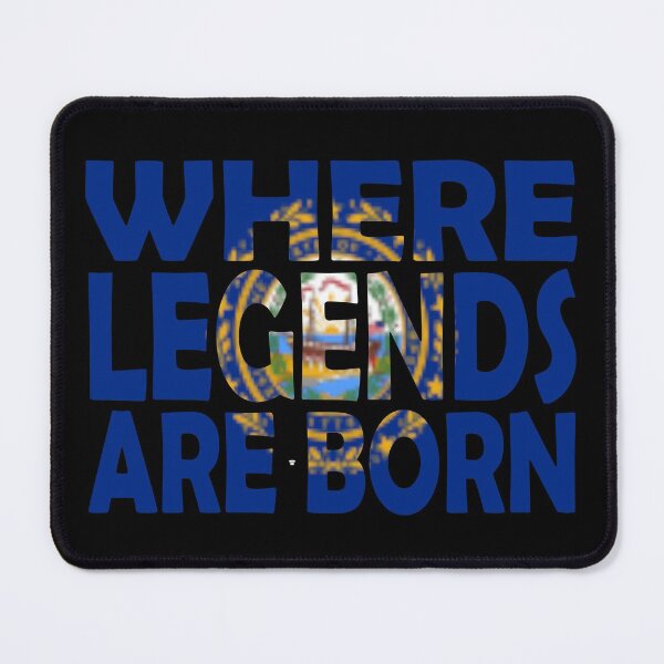 Item preview, New Hampshire Flag - Where Legends Are Born designed and sold by Quotes-I-Wear.