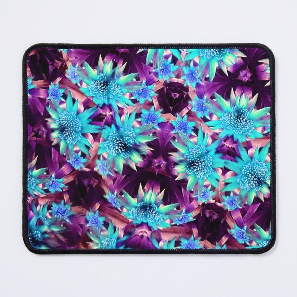 Item preview, flower kaleidoscope (110) - blue bromeliads designed and sold by expl-rations.