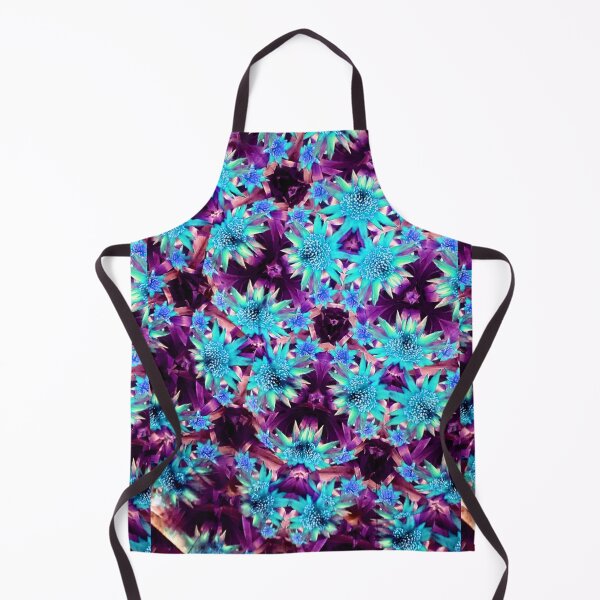 Item preview, flower kaleidoscope (110) - blue bromeliads designed and sold by expl-rations.