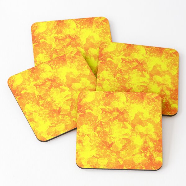 Item preview, Patrón de textura de pintura abstracta naranja y amarillo designed and sold by Tekoro.