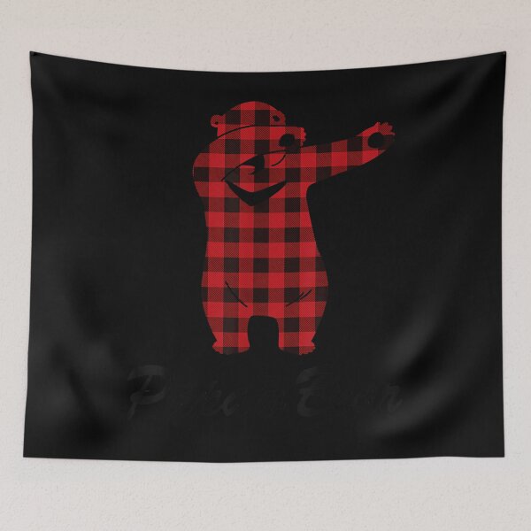 Item preview, Red Plaid Bear Dabbing Christmas Pajama Papaw  designed and sold by CristonIrving.