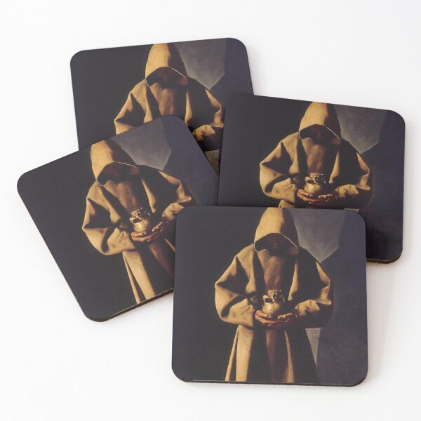 Item preview, St. Francis Contemplating a Skull, by Francisco de Zurbarán designed and sold by ForgottenGarden.