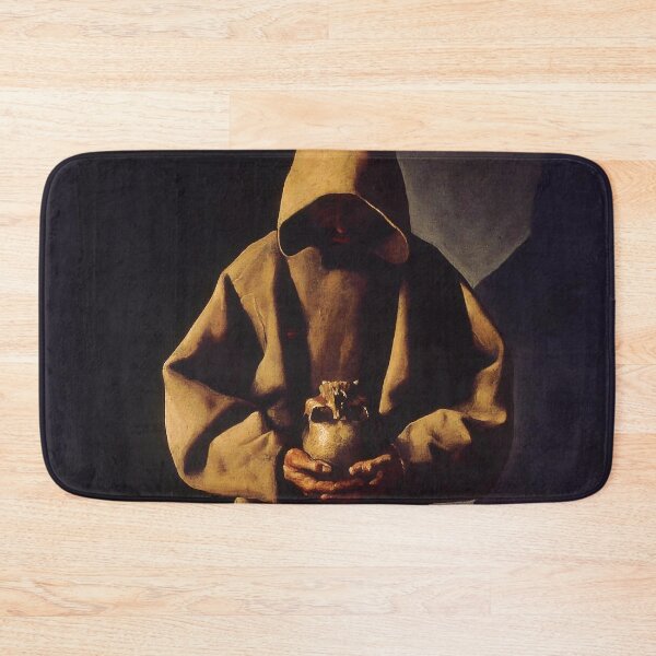 Item preview, St. Francis Contemplating a Skull, by Francisco de Zurbarán designed and sold by ForgottenGarden.