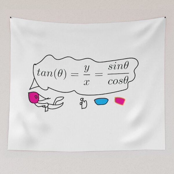 Item preview, Trigonometry Tangent Function: The GeometryMatrix at Redbubble designed and sold by Mark Stansberry.
