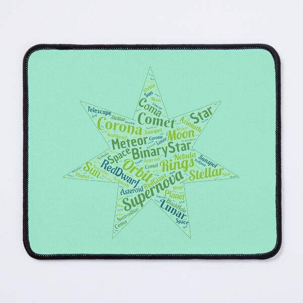 Item preview, Astronomy Word Cloud (Star) designed and sold by Obitez.