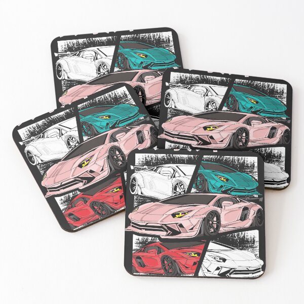 Item preview, Lamborghini Aventador SuperCar Racing Japan Style Pink  designed and sold by viralstudio.