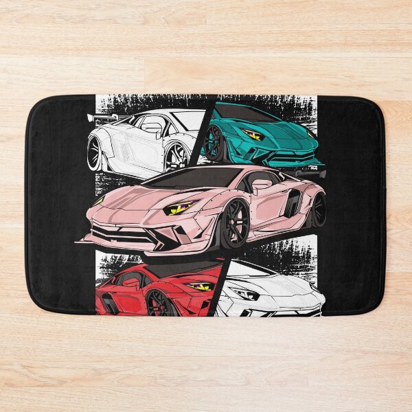 Item preview, Lamborghini Aventador SuperCar Racing Japan Style Pink  designed and sold by viralstudio.