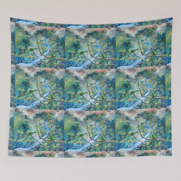 Item preview, Toucanets in Mountain Cloud Forest of Ecuador designed and sold by Janice Schiff.