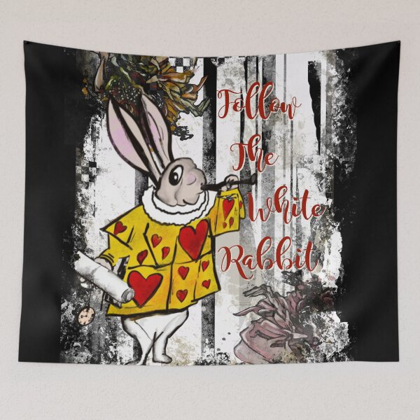 Item preview, Follow The White Rabbit Alice In Wonderland Theme designed and sold by Kazartcreations.