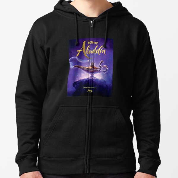  Disney Aladdin Distressed Genie Floating Pullover