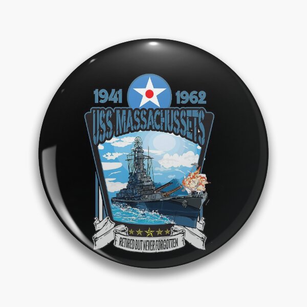 Item preview, American World War 2 Naval Battleship USS Massachusetts designed and sold by anikafinle.