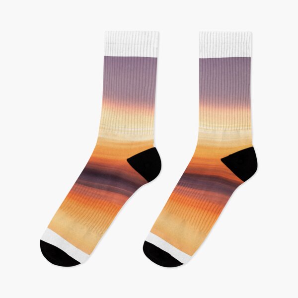Item preview, Abstract coastal theme using long exposure for intense color background with orange hue designed and sold by Brian Scantlebury.