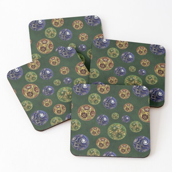 Item preview, Magickal Baubles on Green Mottled Paper designed and sold by James-Cole.