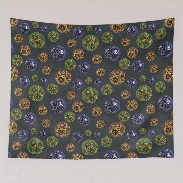 Item preview, Magickal Baubles on Grey Mottled Paper designed and sold by James-Cole.