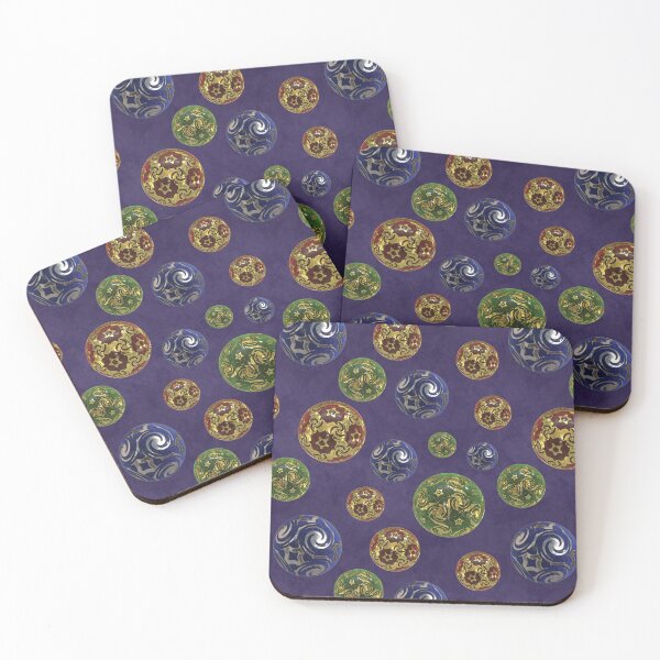 Item preview, Magickal Baubles on Purple Lavender Lilac Mottled Paper designed and sold by James-Cole.